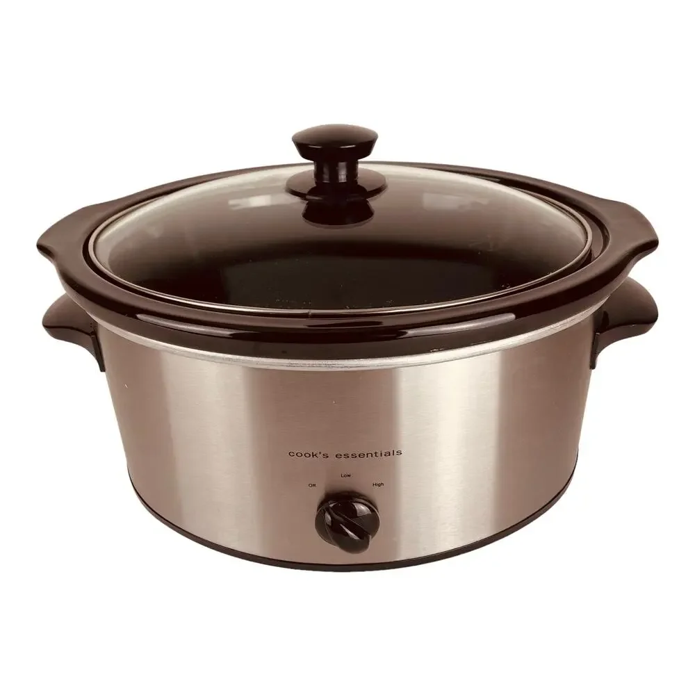 Cook's Essentials 5 qt. Slow Cooker Stainless Steel